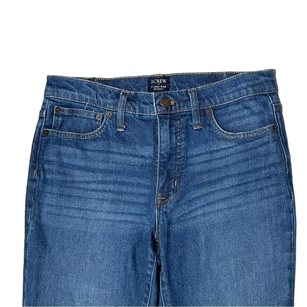 J Crew 9” High Rise Skinny‎ Jeans Size 27